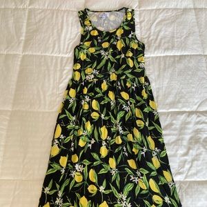 Lemon print maxi dress 🍋